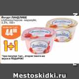 Магазин:Авоська,Скидка:Йогурт ЛАНДЛИБЕ 3.3%