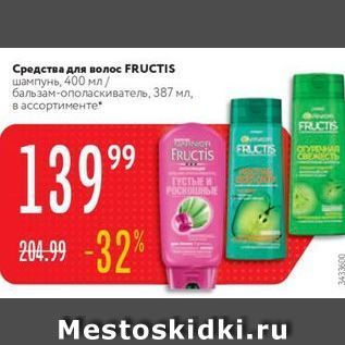 Акция - Средства для волос FRUCTIS