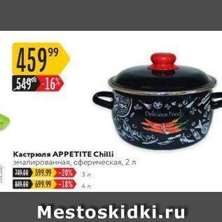 Акция - Кастрюля АPРЕTITE Chilli