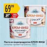 Карусель Акции - Паста из морепродуктов КРЕМ-ФИШ