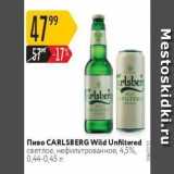 Карусель Акции - Пиво CARLSBERG Wild Unfiltered 