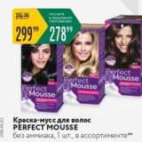 Магазин:Карусель,Скидка:Краска-мусс для волос PERFECT MOUSSE