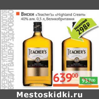 Акция - Виски "Teacher