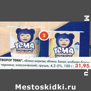 Акция - Творог Тема,