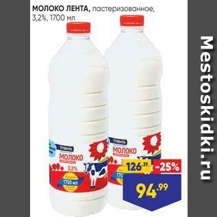 Магазин Лента Молоко