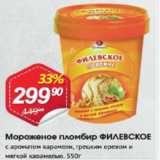 Магазин:Авоська,Скидка:Мороженое пломбир ФИЛЕВСКОЕ