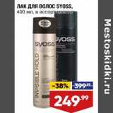 Лента супермаркет Акции - Лак для волос Syoss 