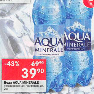 Акция - Вода Aqua Minerale