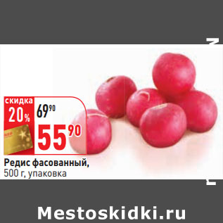 Акция - Редис фасованный,