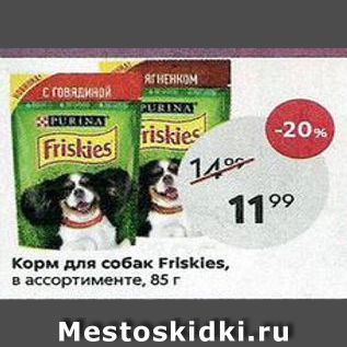Акция - Корм для собак Friskles