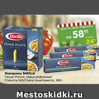 Акция - Макароны Barilla