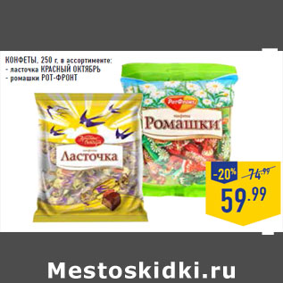 Акция - Конфеты