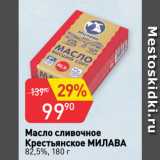 Авоська Акции - Масло сливочное
Крестьянское МИЛАВА
82,5%