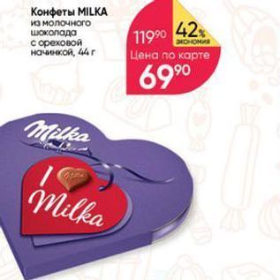 Акция - Конфеты MILKA