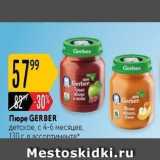 Карусель Акции - Пюре GERBER 