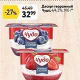 Магазин:Окей супермаркет,Скидка:Десерт творожный Чудо