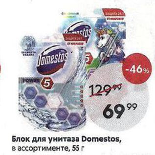 Акция - Блок для унитаза Domestos