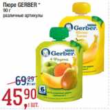 Метро Акции - Пюре GERBER