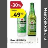 Карусель Акции - Пиво Heineken 4,8%