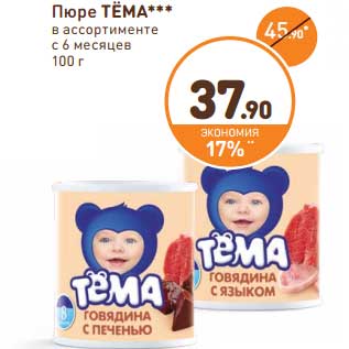 Акция - Пюре Тема