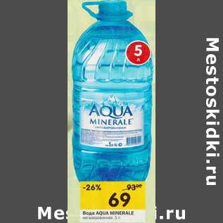 Акция - Вода Aqua Minerale