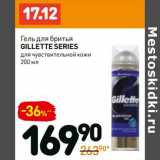 Дикси Акции - Гель для бритья
Gillette
Series
