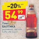 Магазин:Дикси,Скидка:Пиво Балтика светлое 5,3%