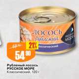 Авоська Акции - Рубленый лосось Русское Море Классический, 120 г 