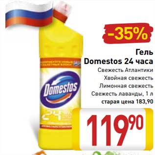 Акция - Гель Domestsos 24 часа