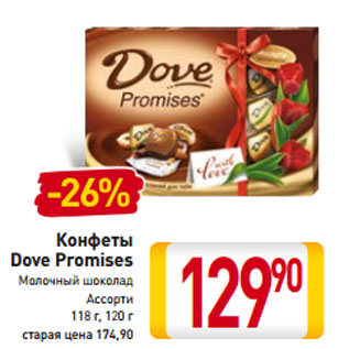 Акция - Конфеты Dove Promises