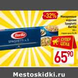 Магазин:Билла,Скидка:Макаронные
изделия
Spaghetti
Barilla