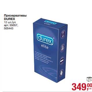 Акция - Презервативы Durex