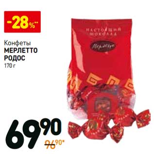 Акция - Конфеты Мерлетто Родос