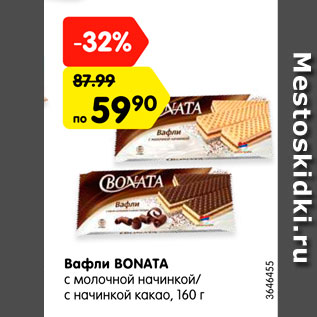 Акция - Вафли Bonata