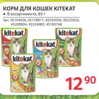 Акция - КОРМ ДЛЯ КОШЕК KITEKAT