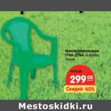 Магазин:Карусель,Скидка:Кресло пластиковое
ТУБА-ДУБА зеленое,
белое