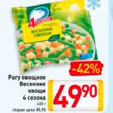 Магазин:Билла,Скидка:Рагу овощное
Весенние
овощи
4 сезона