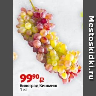 Акция - Виноград Кишмиш