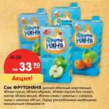 Магазин:Карусель,Скидка:Сок ФрутоНяня