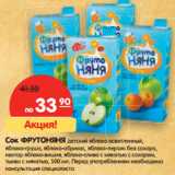 Магазин:Карусель,Скидка:Сок ФрутоНяня