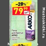 Магазин:Дикси,Скидка:Пена для бритья АРКО сенситив 200 мл 