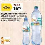 Магазин:Окей,Скидка:Вода для детей Baby island ОКЕЙ
