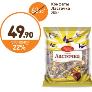 Конфеты Ласточка 250г