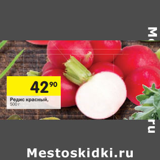 Акция - Редис красный