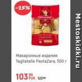 Магазин:Глобус,Скидка:Макаронные изделия Tagliatelle PastaZara
