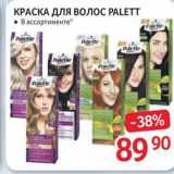Магазин:Selgros,Скидка:KPACKA для волос PALETT 