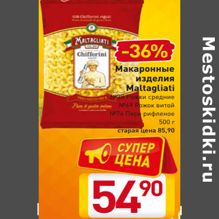 Акция - Макаронные изделия Maltagliati