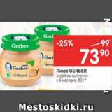 Магазин:Перекрёсток,Скидка:Пюре Gerber