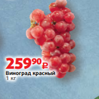 Акция - Виноград красный 1 кг