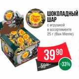 Spar Акции - Шоколадный шар с игрушкой